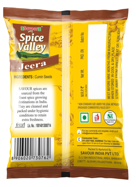 Savour Spice Valley Cumin Seeds