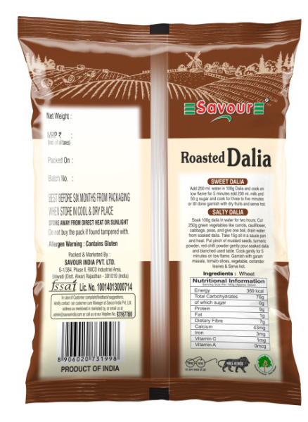 Savour Roasted Dalia